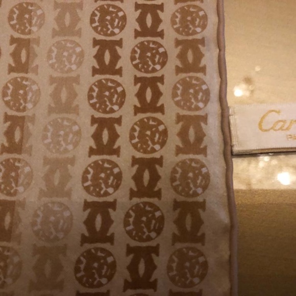 Authentic Cartier Silk Scarf - Picture 3 of 4